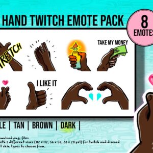 Twitch Emote Pack - Hands